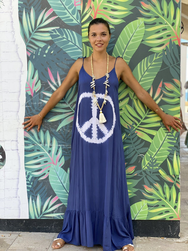 Vestido Largo Peace Symbol